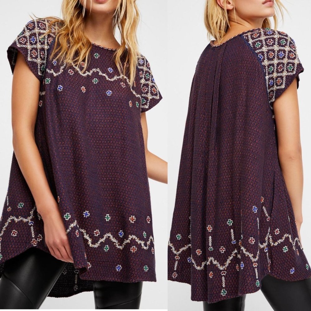 Free People Clouds Tunic Top Size Small